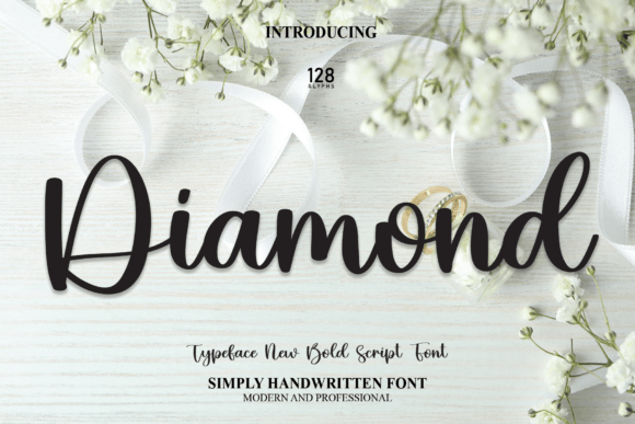 Discover Diamond: A Handwritten Font for Elegant Projects