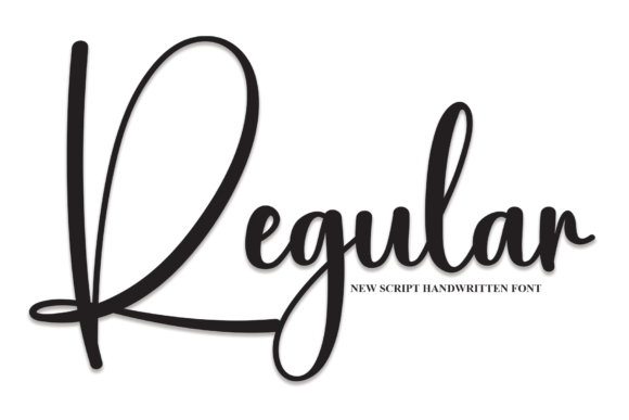 Discover Regular: A Handwritten Font for Modern Elegance
