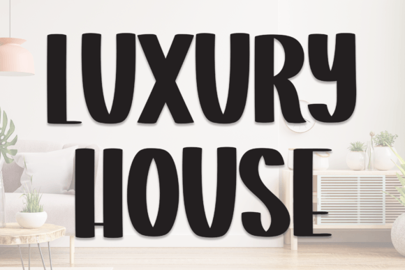 Discover the Bold Elegance of the Luxury House Typeface