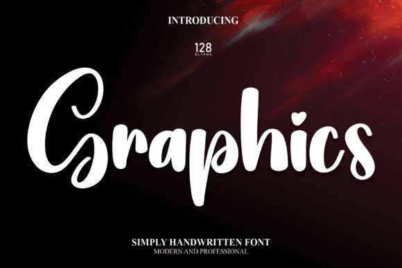 Graphics: A Modern Handwritten Typeface for Creative Projects