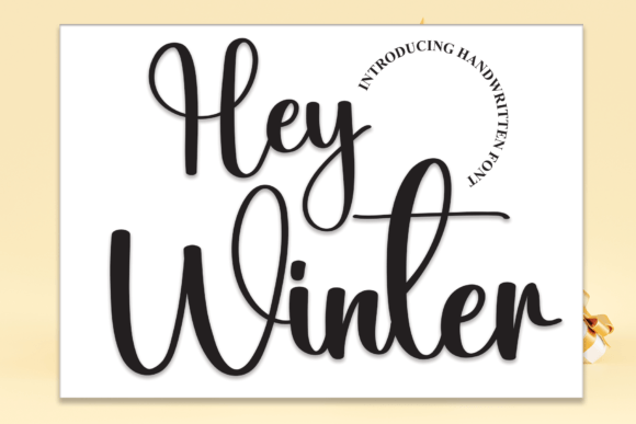 Hey Winter: A Fresh Take on Elegant Handwritten Typography