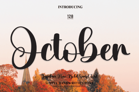 October Font: Embrace a Sweet, Cozy Handwritten Style